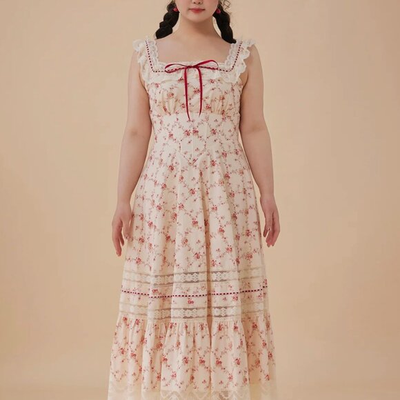 NWT lacemade xs Red Garnet Corset Dress - Picture 3 of 7